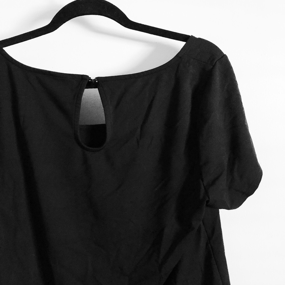 torrid Tops - Torrid Black Scoop Top